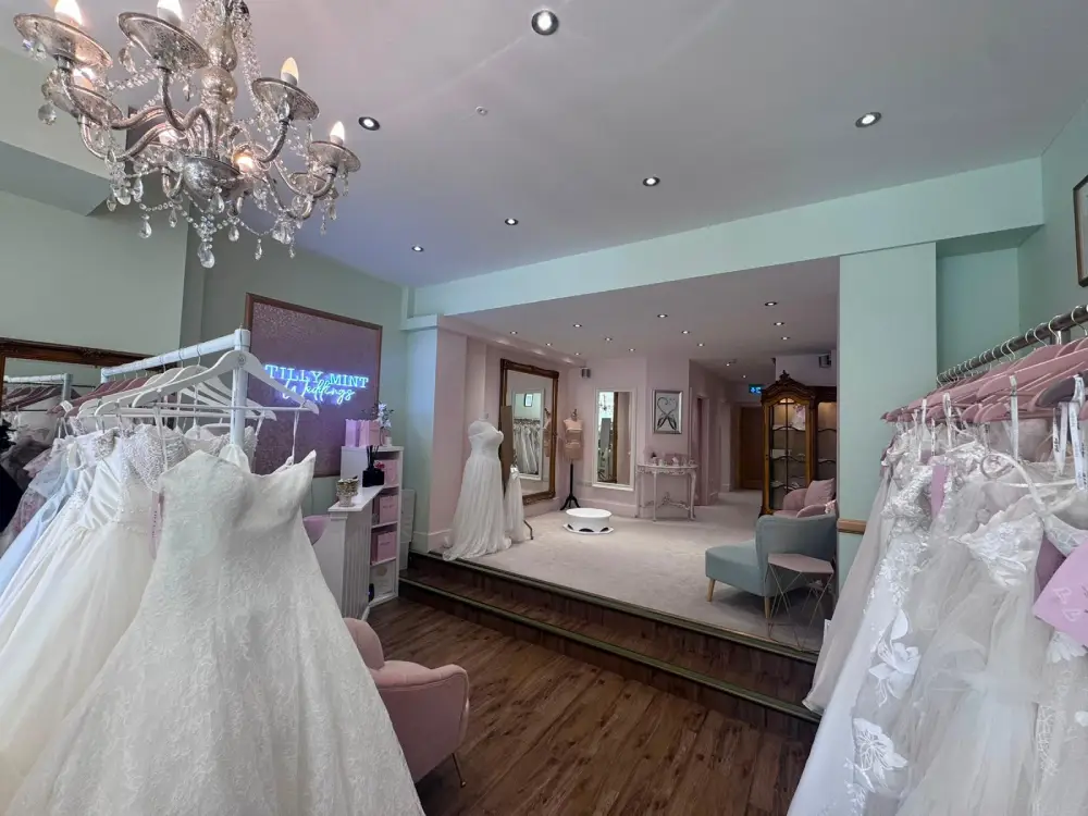 Trying on Wedding Dresses